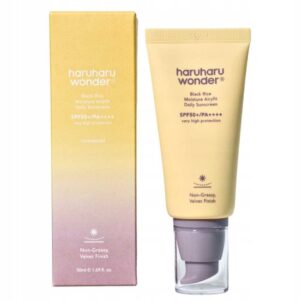 Haruharu Wonder Black Rice Moisture Airyfit Daily Cream 50 SPF – lekki krem nawilżający z filtrem 50 ml