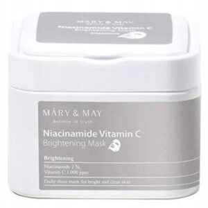 Mary&May – Niacinamide + Vitamin C Brightening Mask 30 szt.