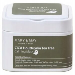 Mary&May Cica Houttuynia Tea Tree Calming Mask maski do twarzy 30szt.